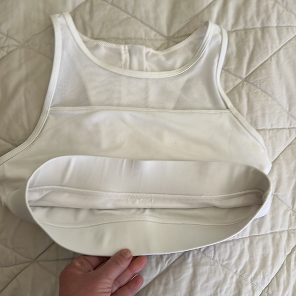Zyia Active All Star Bra "One More Rep'" Sports Bra White Size medium * no pads - Picture 10 of 16